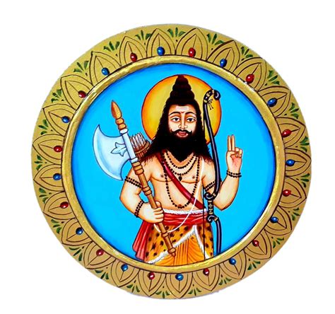 Surya Handicrafts Parshuram Logo Hand Painted Wall Hanging Home Décor ...