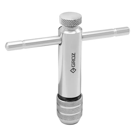 Buy Groz T-Handle Tap Wrench – Ratchet Type | Suitable for use with ...