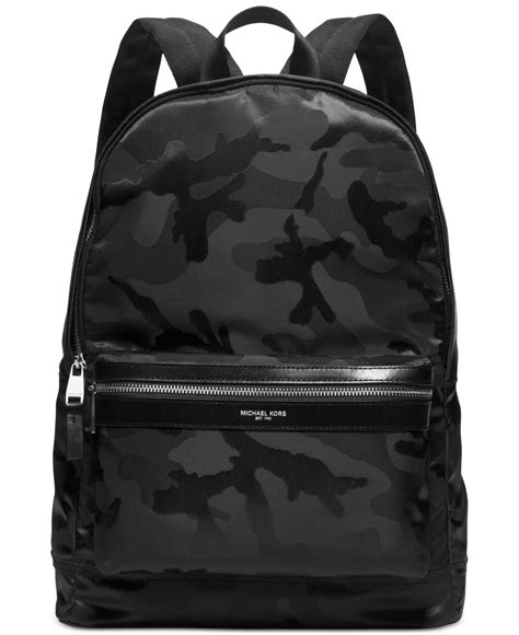 Lyst - Michael Kors Kent Camo Backpack in Black for Men