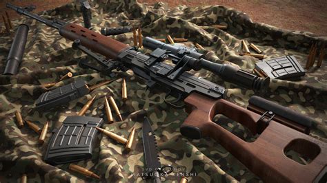 Dragunov Sniper Rifle Wallpaper Hd