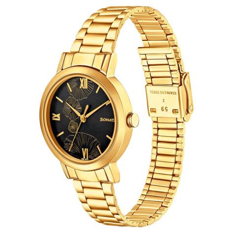 Buy Online Sonata Linnea Grey Dial Women Watch With Stainless Steel ...