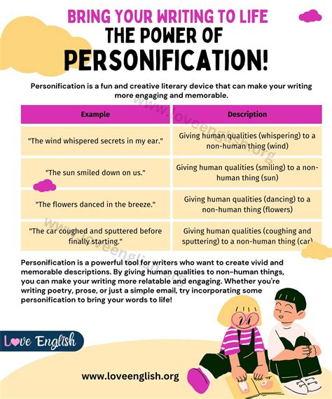 Small Examples Of Personification at Paige Brown blog