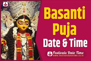 2025 Basanti Puja Date and Time in India 2025 বাসন্তী পূজা তারিখ এবং ...