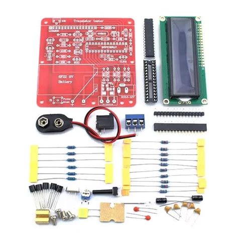 Buy Electronic DIY Kit Electronic Learning Kit for LCR ESR Transistor ...