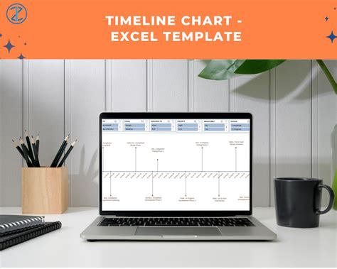 Excel Timeline Chart Template 的图像结果