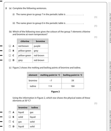 GCSE Edexcel Chemistry Combined Science States of Matter: Complete the ...
