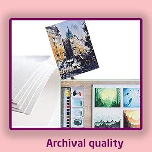 LRS Cold Pressed Water Color Sheets Artist Grade - 25% Cotton - 300GSM ...