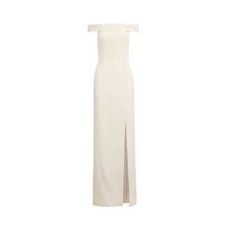 Crepe Off-the-Shoulder Gown for Women | Ralph Lauren® IN