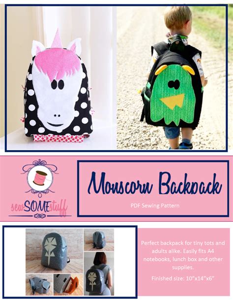Image result for Backpack Patterns