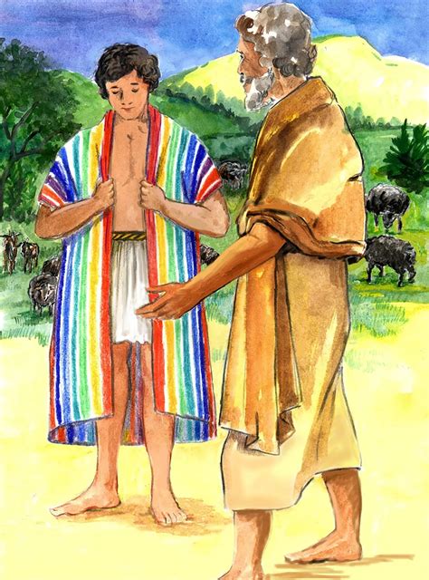 Joseph Bible Story Cartoon - characteristics of joseph in the bible