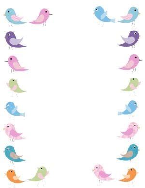 Image result for Assignment Birds Border Design