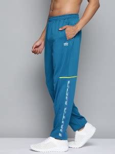 HRX by Hrithik Roshan Solid Men Blue Track Pants - Buy HRX by Hrithik ...
