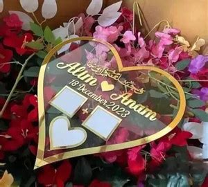 inventoo Customized Thumbprint Frame Gift with Black Acrylic Background ...