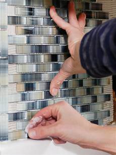 How To Install Glass Backsplash Tiles by How To Install A Tile Backsplash How Tos Diy How To Install Glass Backsplash Tiles