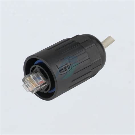 Buy Weipu IP67 RJ-45 Plug with Bayonet Coupling