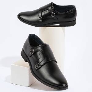 FAUSTO Formal Wedding Party Shoes Double Monk Strap For Men - Buy ...
