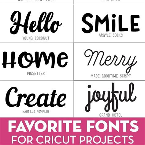 12 Best Fonts for Cricut in 2022 [Free+Cursive] - TVC