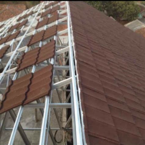 Jual baja ringan 0,75mm dan atap genteng metal berpasir - Kota ...