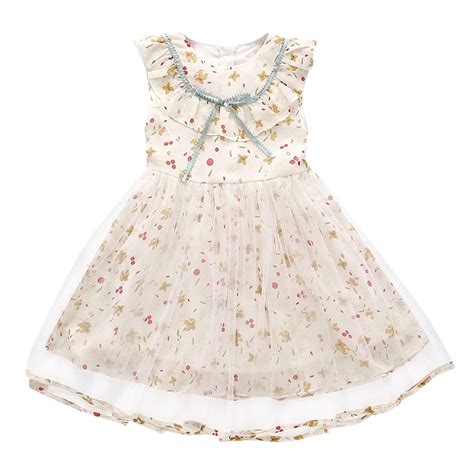 Hopscotch Girls Cotton and Polyetser Sleeveless Applique Net Art ...