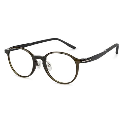 Buy Green Transparent Black Full Rim Round Lenskart Air LA SG Flex ...