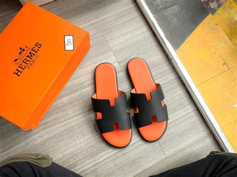 Mens Black Hermes Sandals at Viola Lynch blog