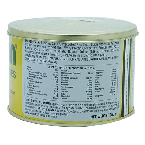 Threptin Junior Diskettes | Uses, Side Effects, Price | Apollo Pharmacy