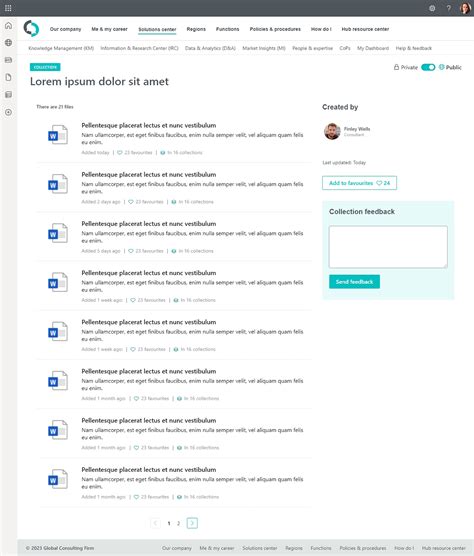 Image result for Knowledge Management SharePoint Site