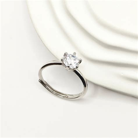 Solitaire Ring 925 Silver – Katha