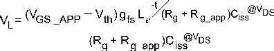 Developing Analytical Equations for Determining Power MOSFET Switching ...