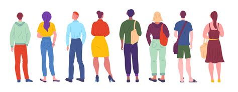 People Vector Back View 的图像结果