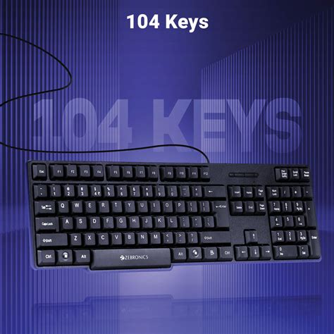 Zebronics K65 Multimedia Keyboard