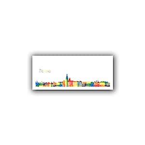 Artwall Revolver Ocelot 'Rome' Unwrapped Canvas, 22 by 52-Inch, Holds ...