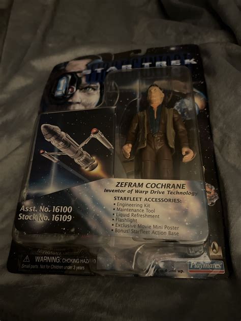 Playmates Toys Star Trek Zefram Cochrane First Contact Action Figure ...