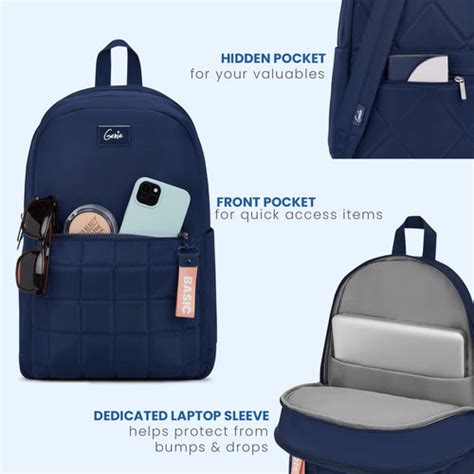 Buy Genie Nightsky 22 L Navy Blue College Backpack With Laptop Sleeve ...