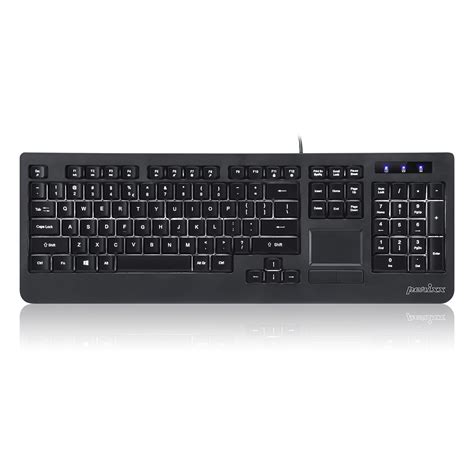 Buy PerixxPERIBOARD-313 Illuminated Keyboard with Touchpad - Standard ...