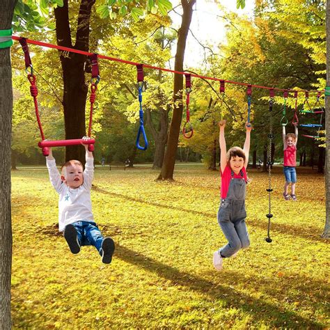 Buy Toy Park Ninja Slackline Warrior Obstacle Course for Kids 15m Ninja ...
