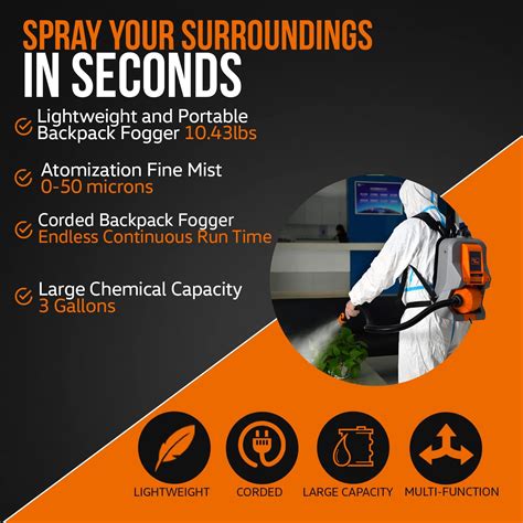 SuperHandy PRO ULV Fogger Backpack Sprayer 2.6GAL India | Ubuy