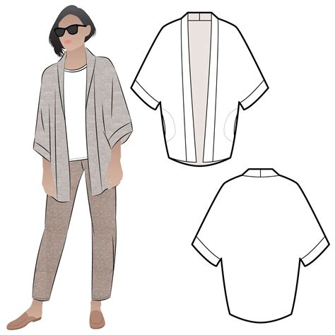 Buy Style Arc Sewing Pattern - Besharl Jacket (Sizes 18-30) Online at ...