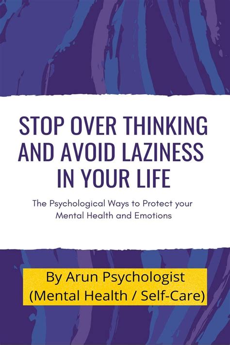 Buy Stop Over thinking and Avoid Laziness In your life. : The ...