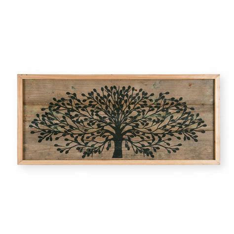 Wooden Tree Wall Art : Amazon.in: Home & Kitchen