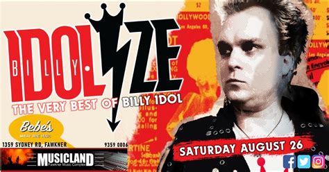 IDOLIZE The Ultimate Billy Idol Experience Live @ Bebes Bar Musicland ...