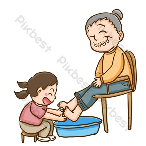Image result for Foot Washing Cartoon