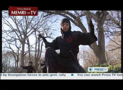 Iranian TV Report on Female Ninjas in Iran Displays Ninjutsu Moves and ...