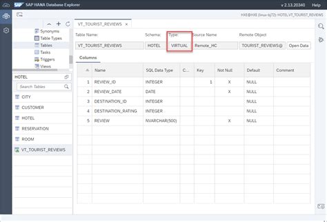 Access Remote Sources with SAP HANA Database Explorer | SAP Tutorials