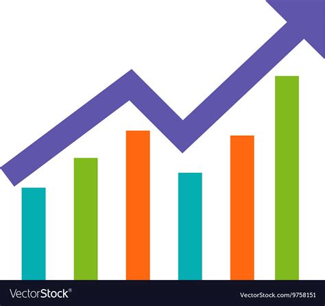 Inflation graph Royalty Free Vector Image - VectorStock