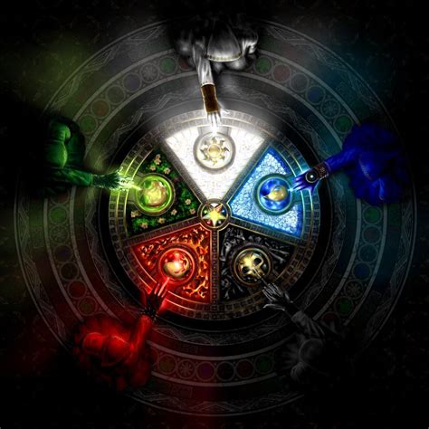 Magic the Gathering: Five colors, five wizards. | Dark fantasy art, Mtg art, Magic art