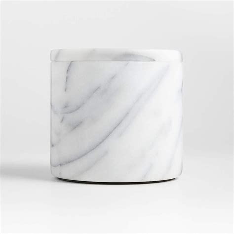 French Kitchen Small Marble Canister | Crate and Barrel UAE