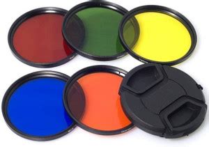 SHOPEE 52mm Color Filter Lens Accessory Kit Blue Yellow Orange Red ...