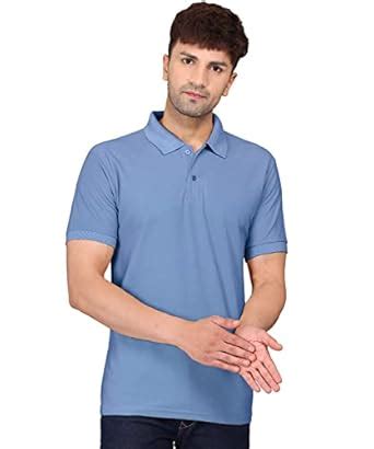 Buy SWADESI STUFF Men's Solid Regular Fit Shirt (Polo 660 Sky Blue-XXL ...
