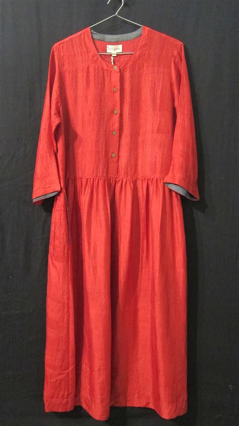 Dorcas Silk Embroidered Dress – indigenecraft.com